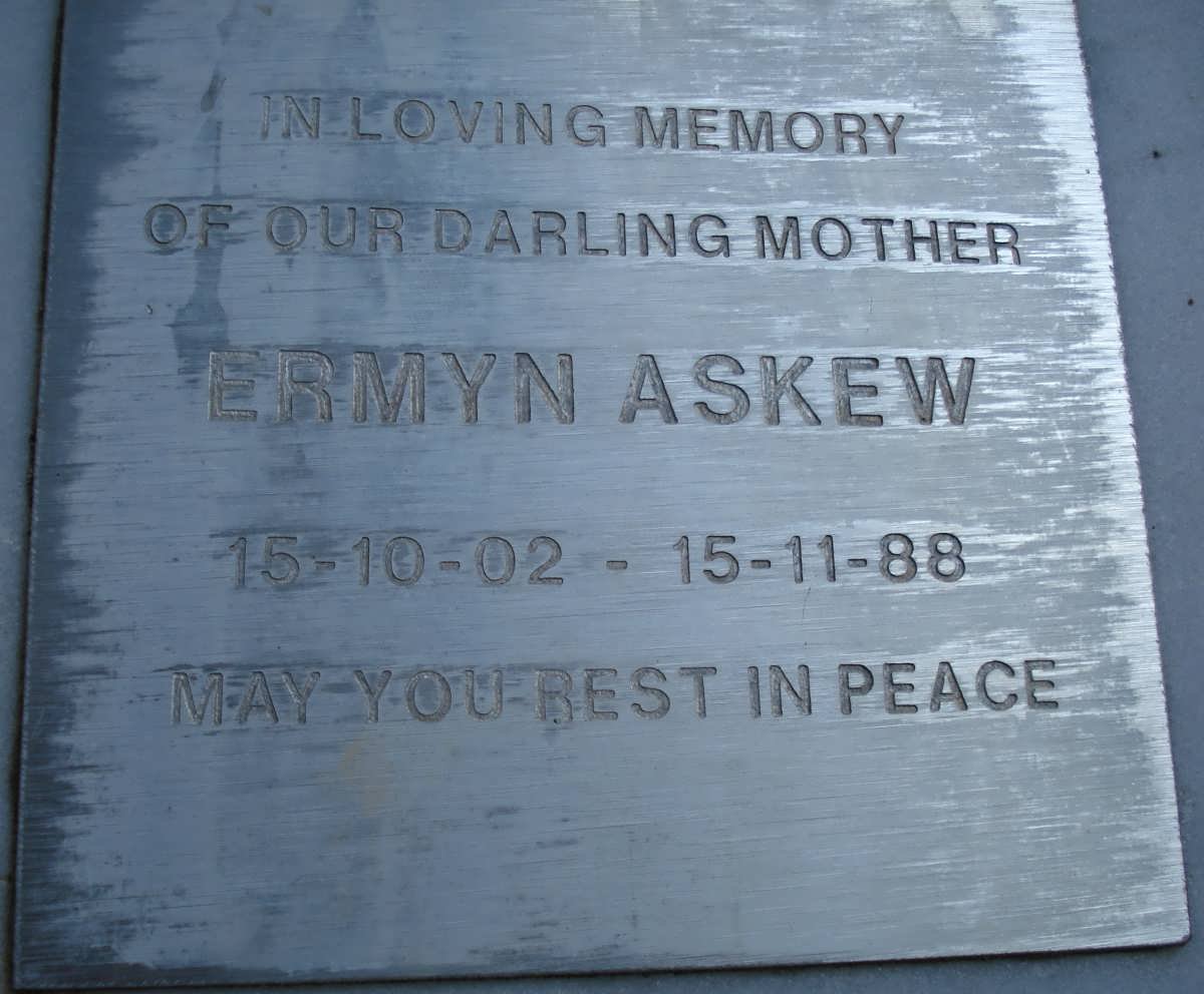 ASKEW Ermyn 1902-1988