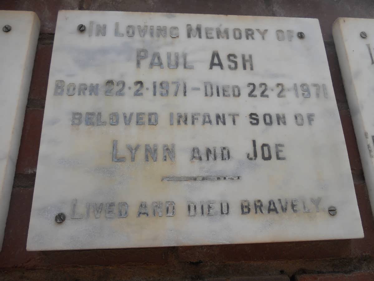 ASH Paul 1971-1971