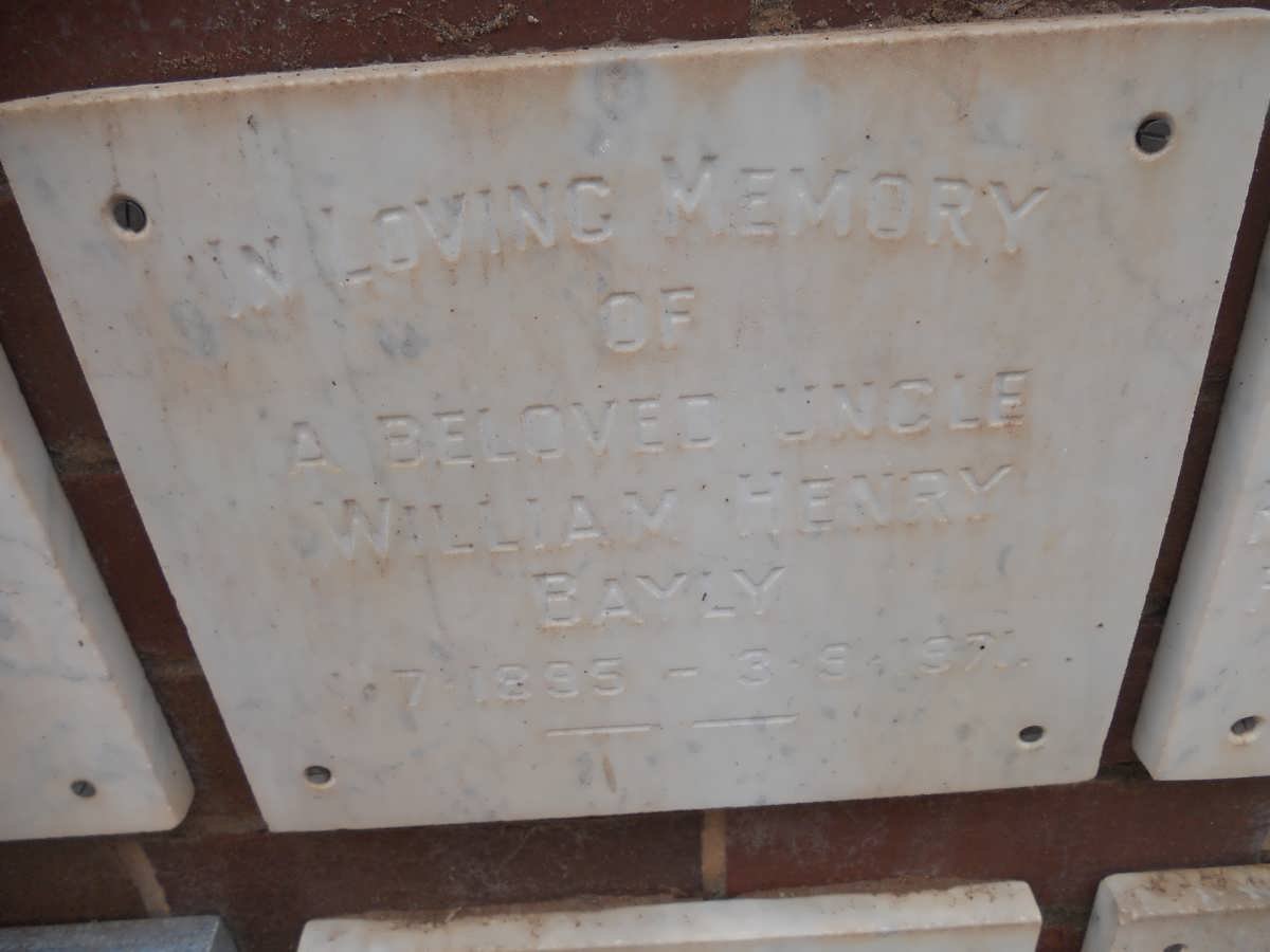 BAYLY William Henry 1895-1971