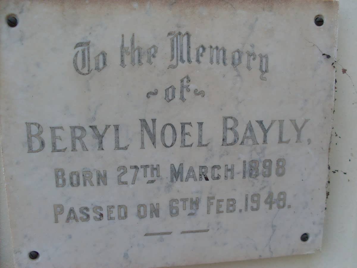 BAYLY Beryl Noel 1898-1948