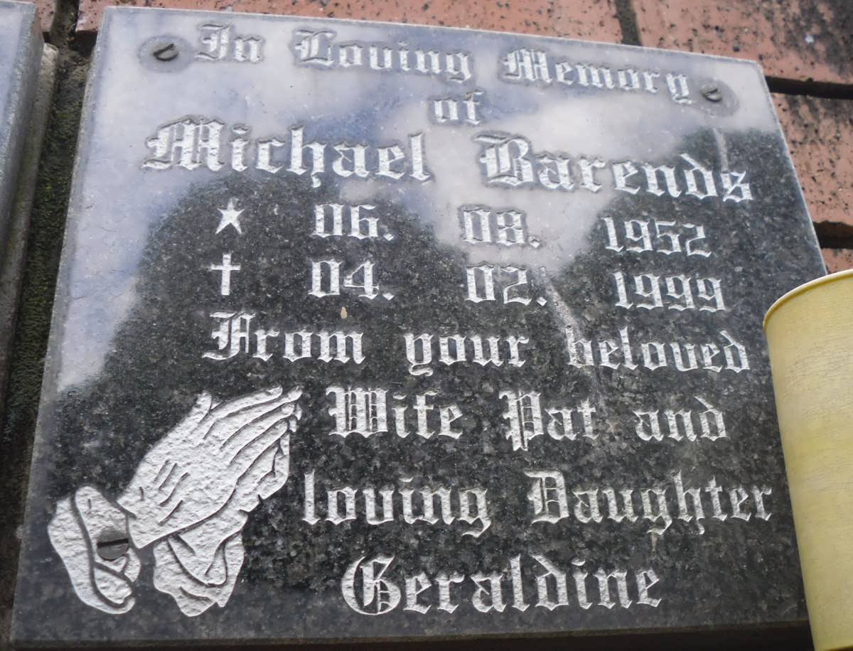 BARENDS Michael 1952-1999