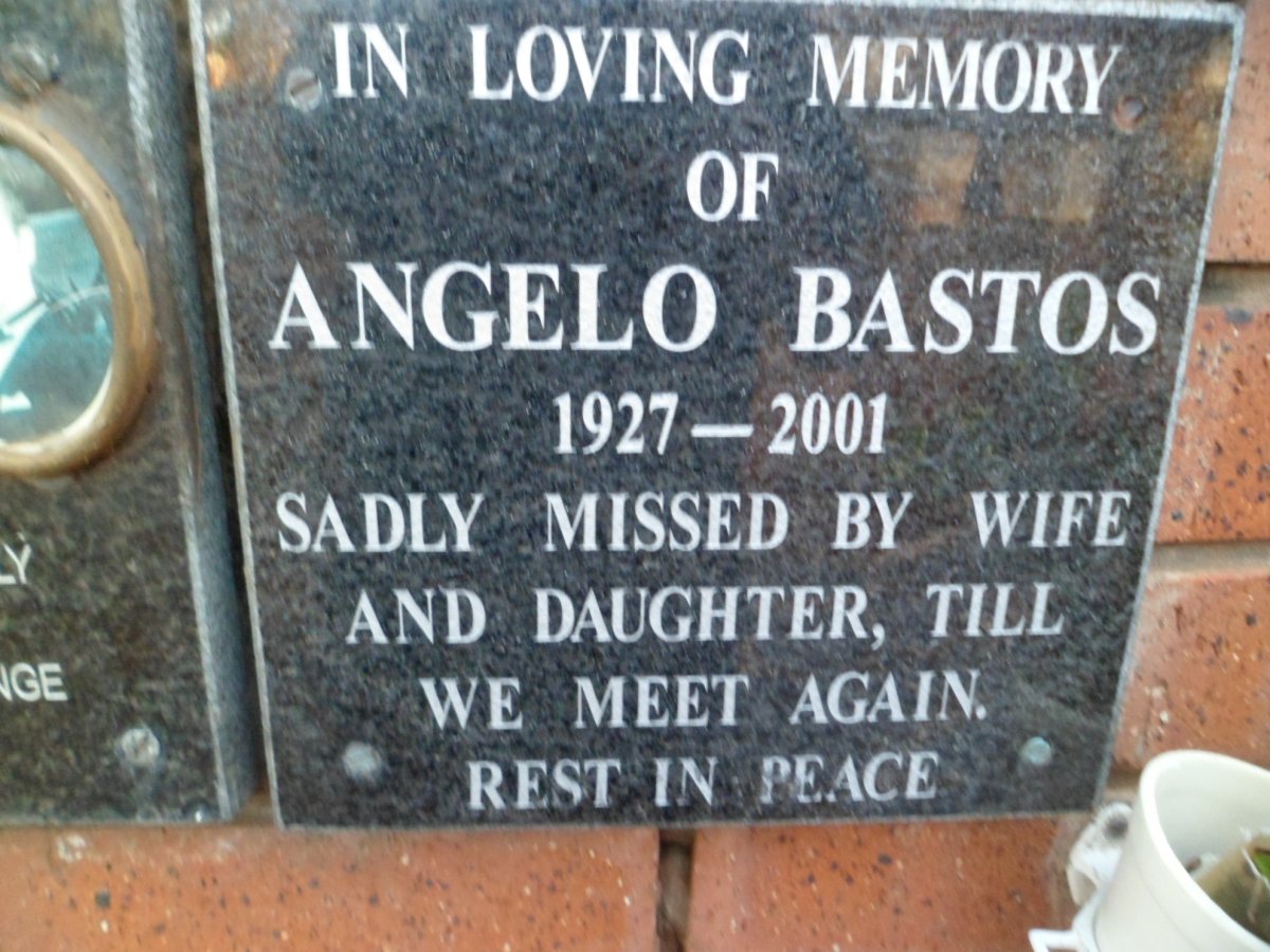 BASTOS Angelo 1927-2001