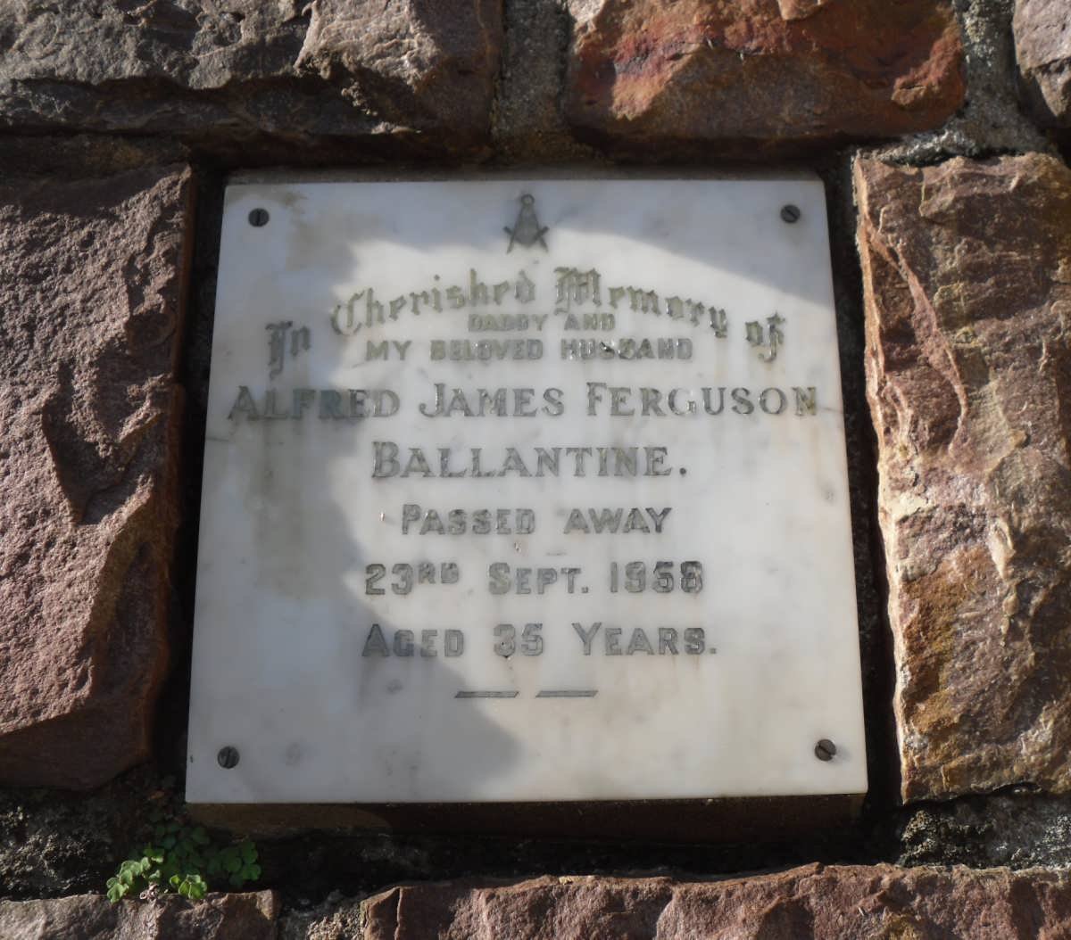 BALLANTINE Alfred James Ferguson -1958