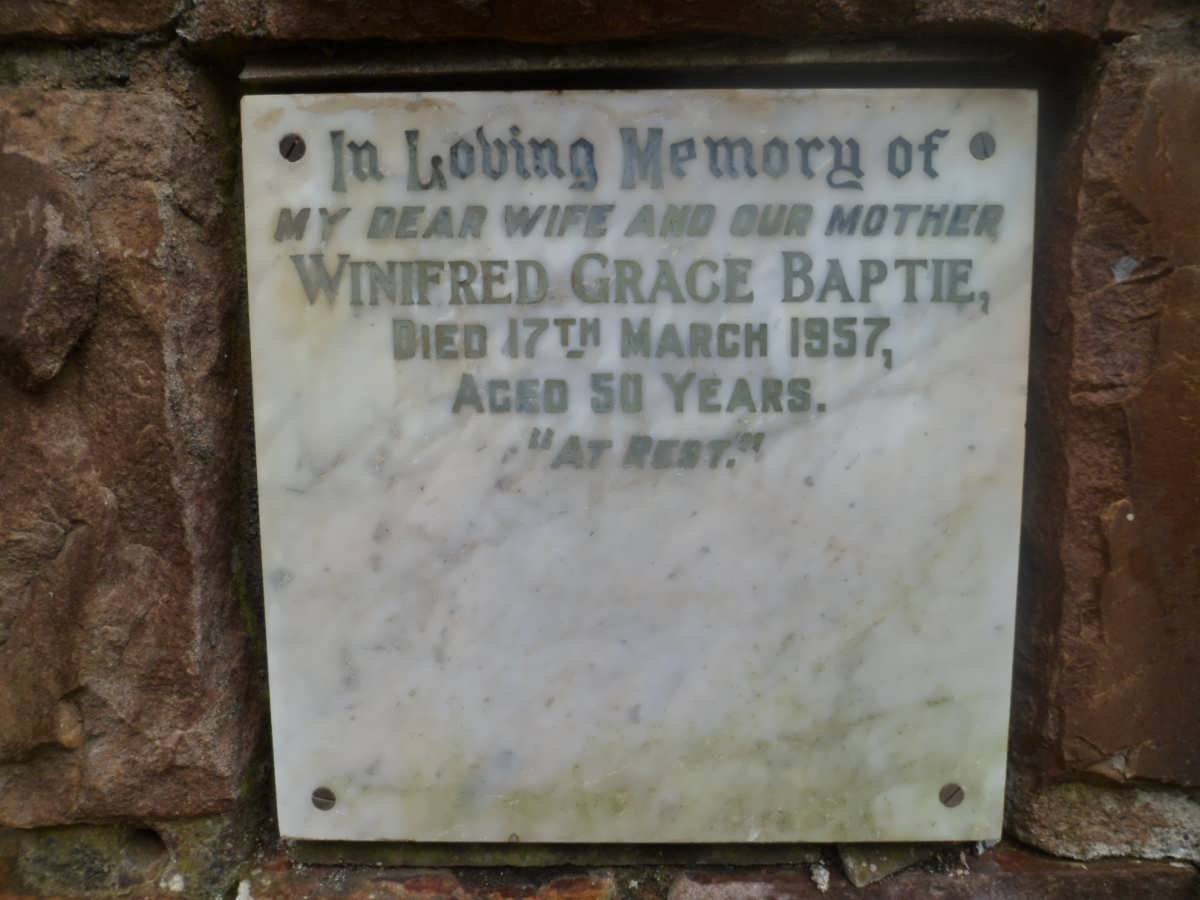 BAPTIE Winifred Grace -1957