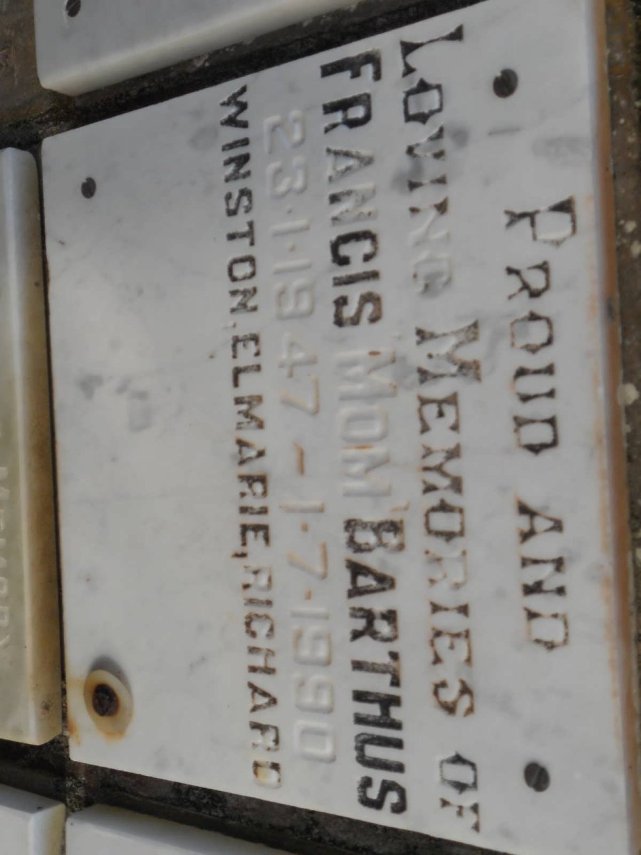BARTHUS Francis 1947-1990