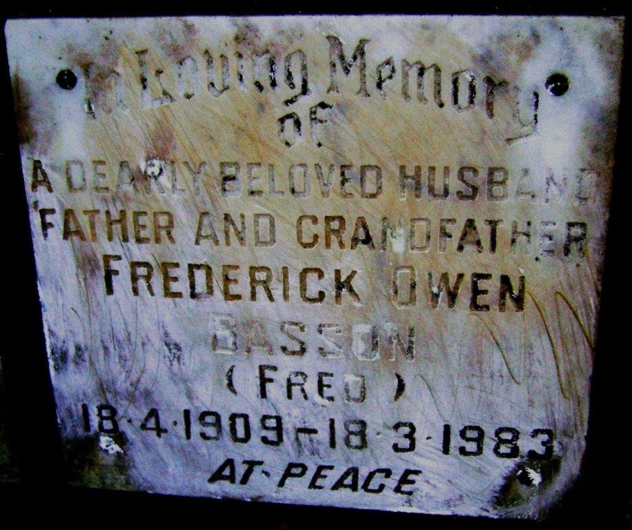 BASSON Frederick Owen 1909-1983