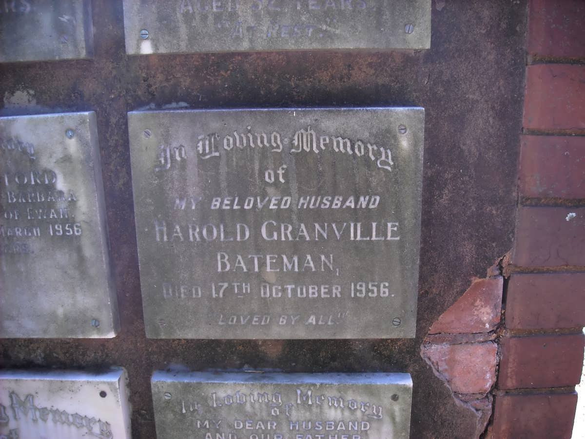 BATEMAN Harold Granville -1956