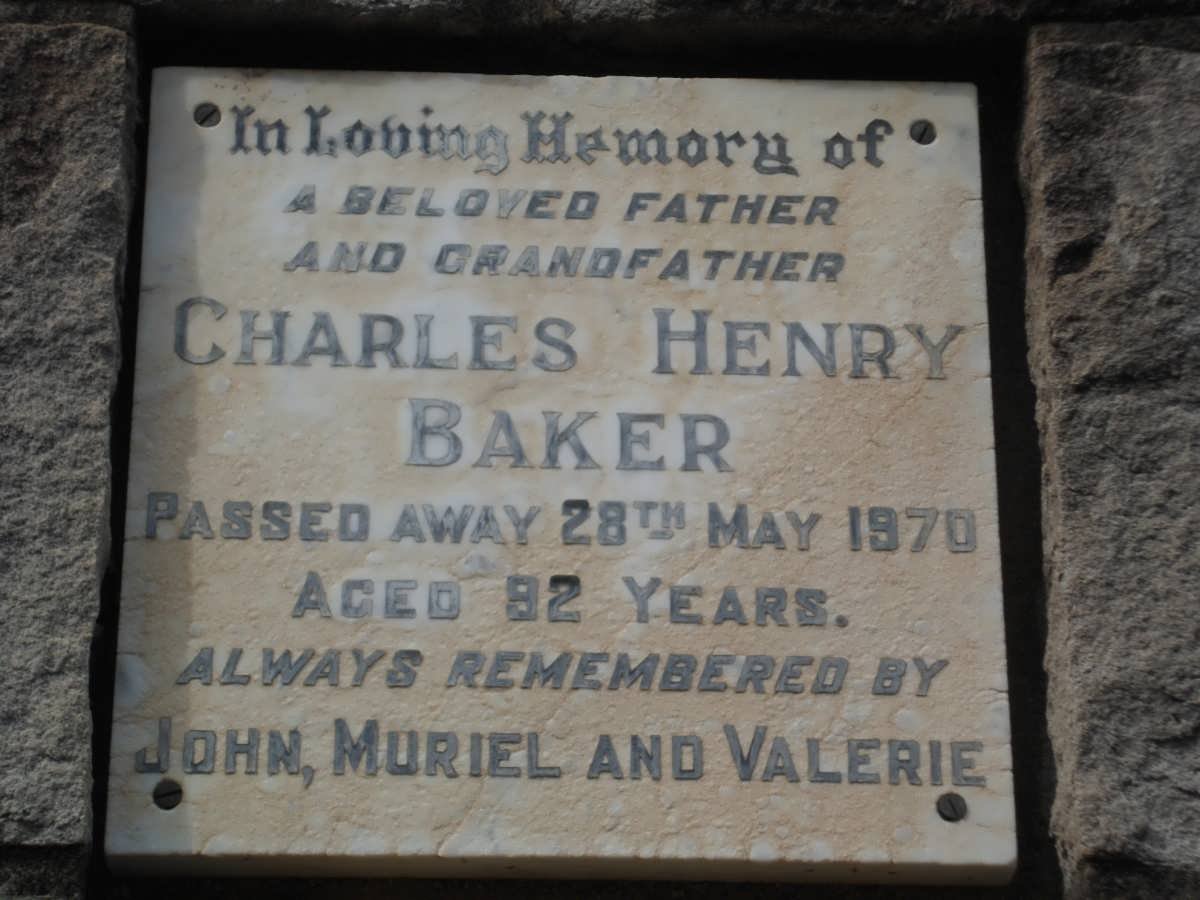 BAKER Charles Henry -1970