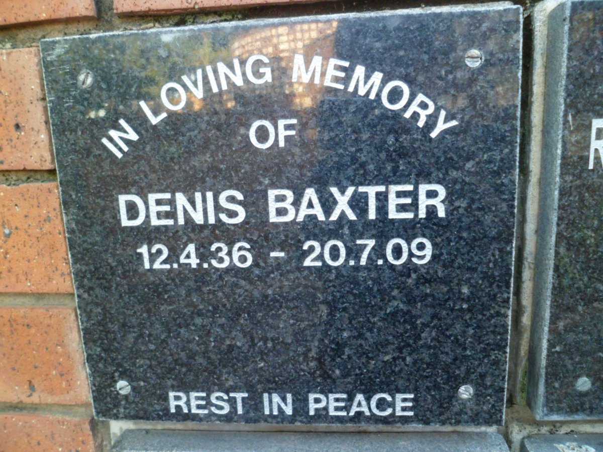BAXTER Denis 1936-2009