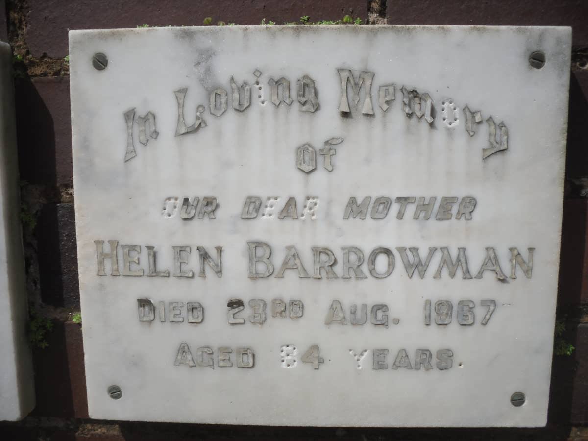 BARROWMAN Helen -1967