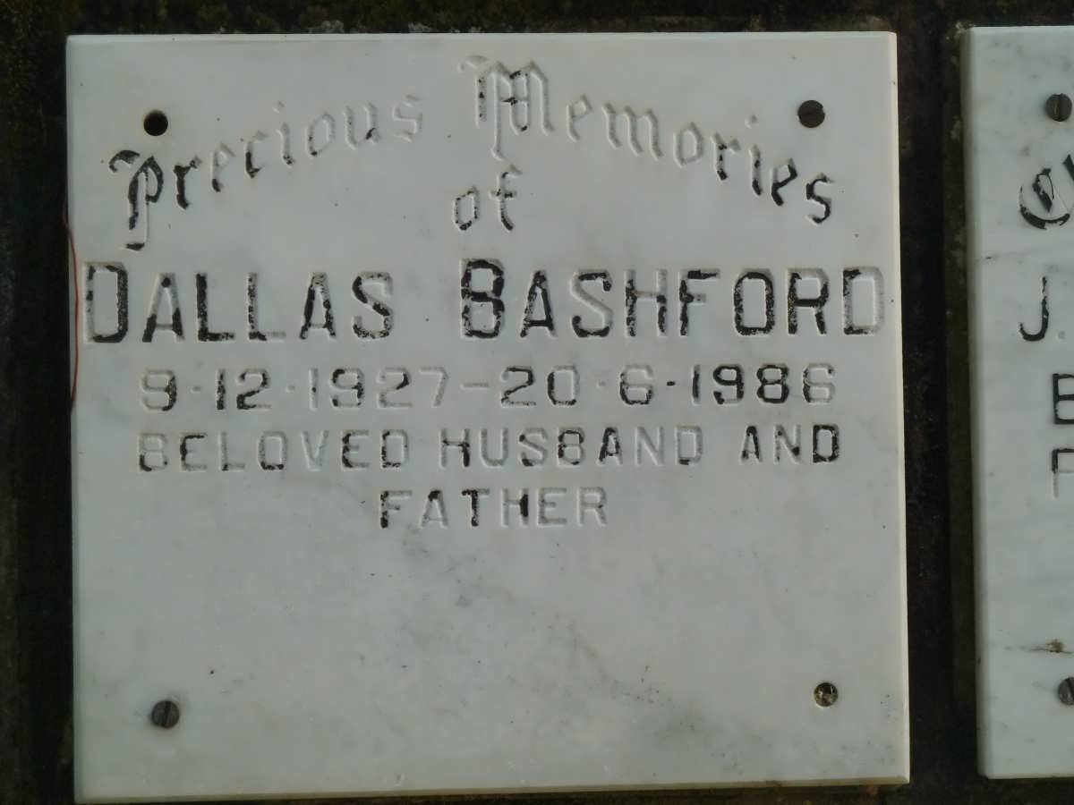 BASHFORD Dallas 1927-1986