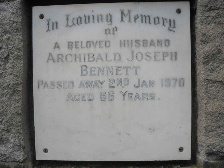 BENNETT Archibald Joseph -1970