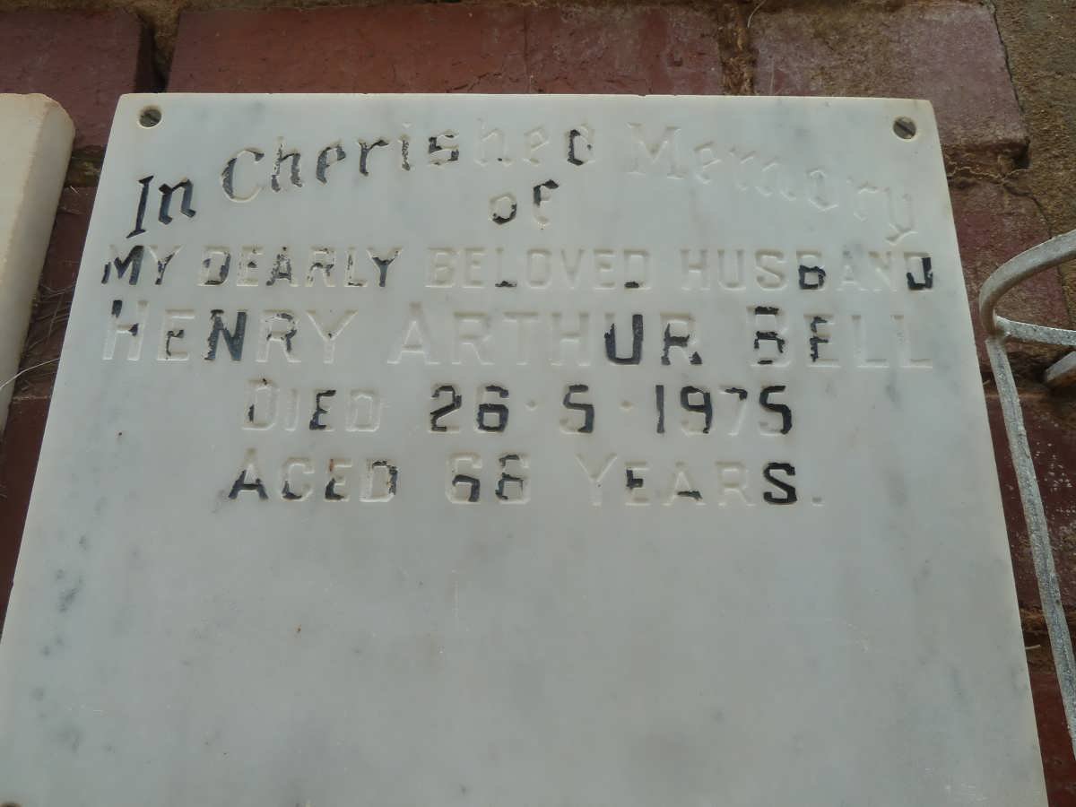 BELL Henry Arthur -1975