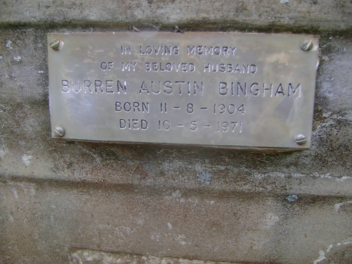 BINGHAM Burren Austin 1904-1971