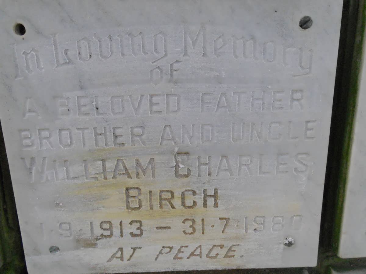BIRCH William Charles 1913-1980