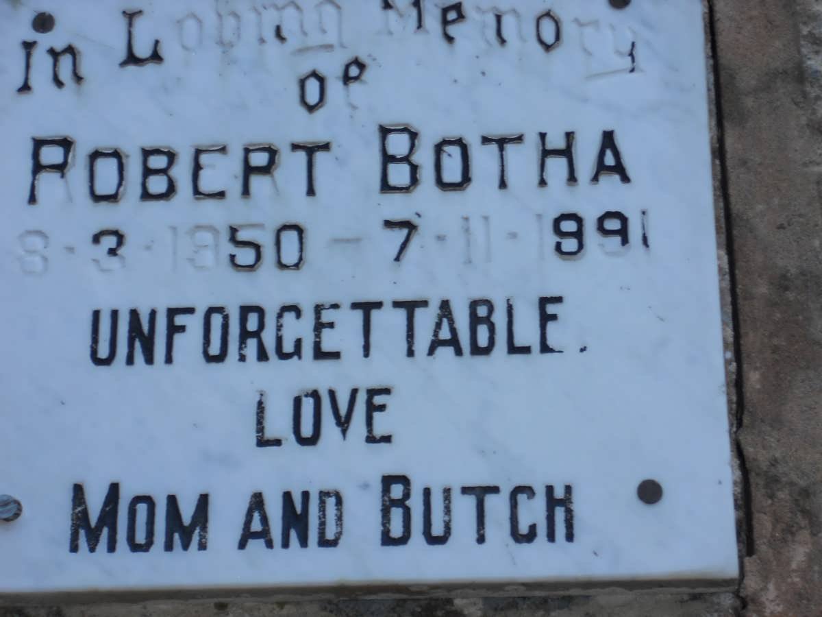BOTHA Robert 1950-1991