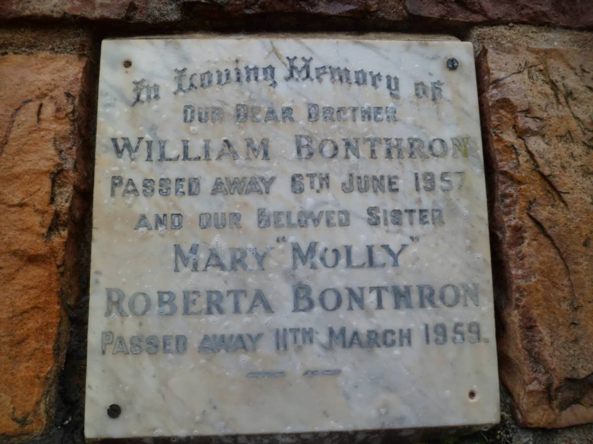 BONTHRON William -1957 :: BONTHRON Mary Roberta -1959