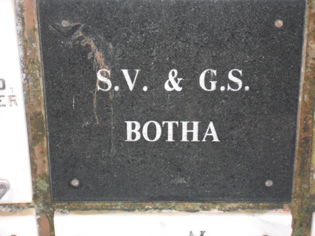 BOTHA S.V. &amp; G.S.