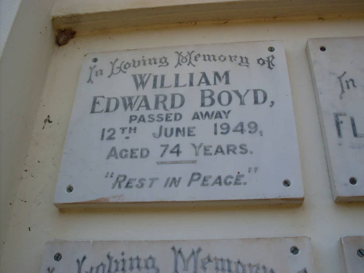 BOYD William Edward -1949