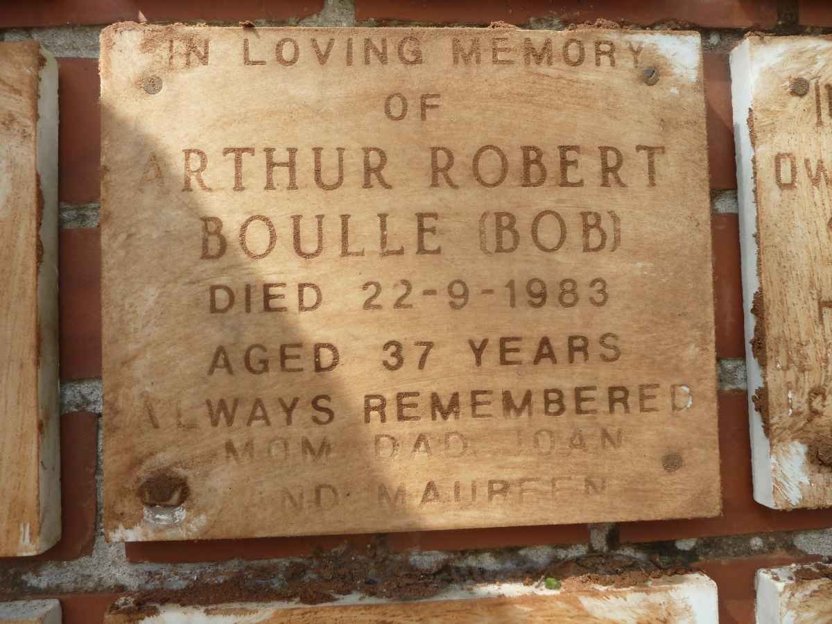 BOULLE Arthur Robert -1983