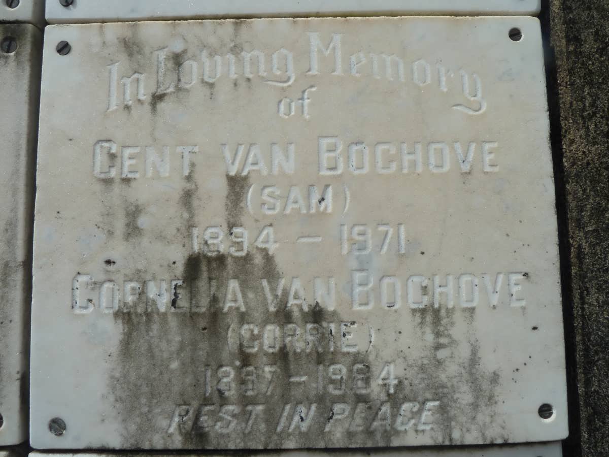 BOCHOVE Gent, van 1894-1971 &amp; Cornelia 1897-1984