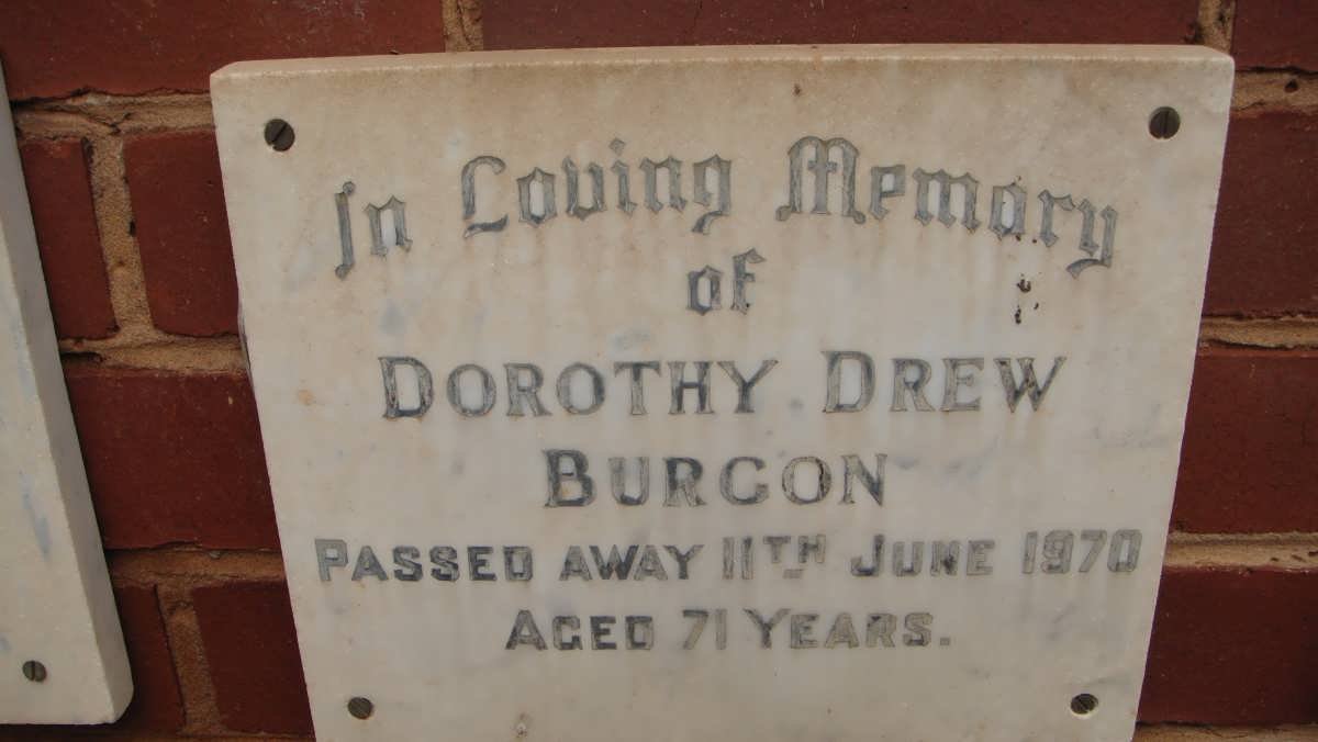 BURGON Dorothy Drew -1970