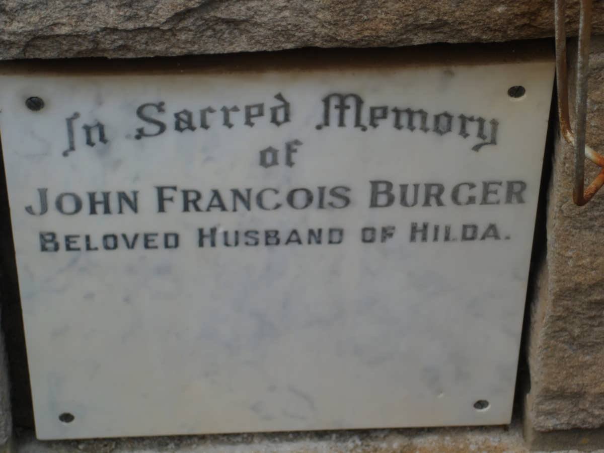 BURGER John Francois -1970