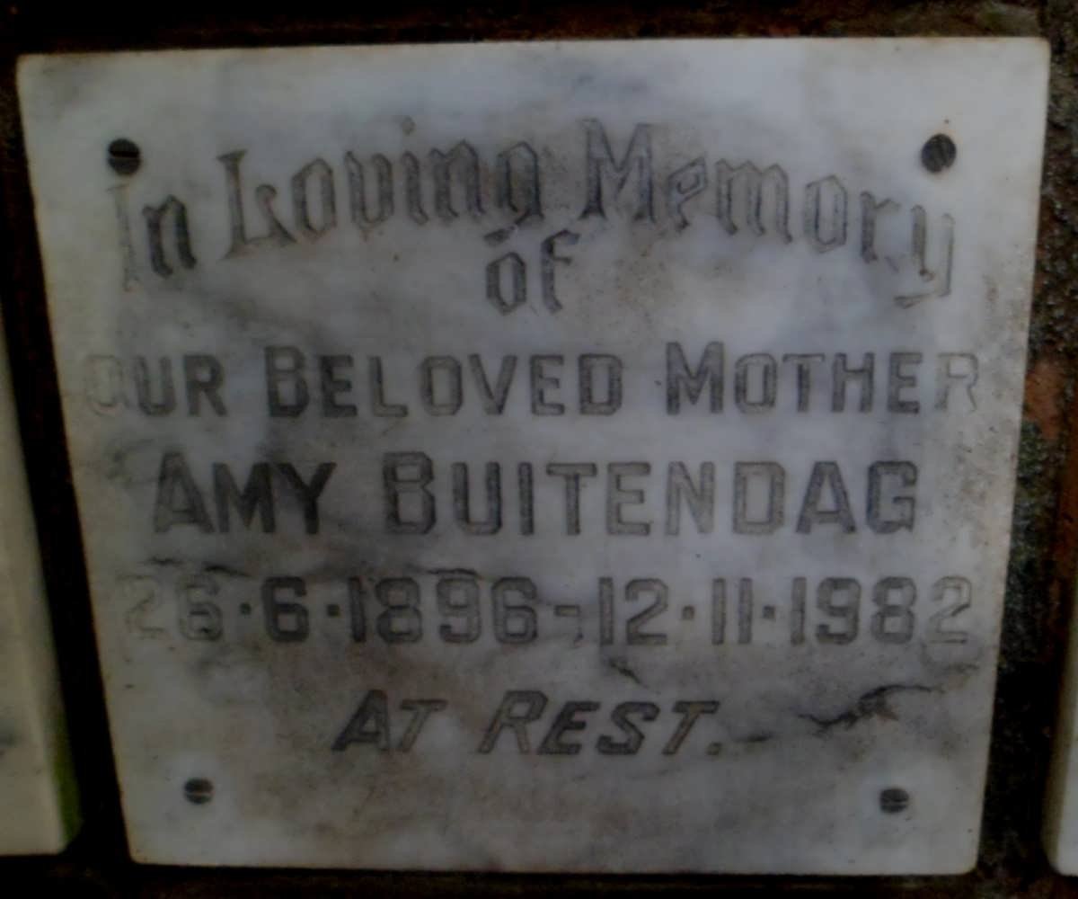 BUITENDAG Amy 1896-1982