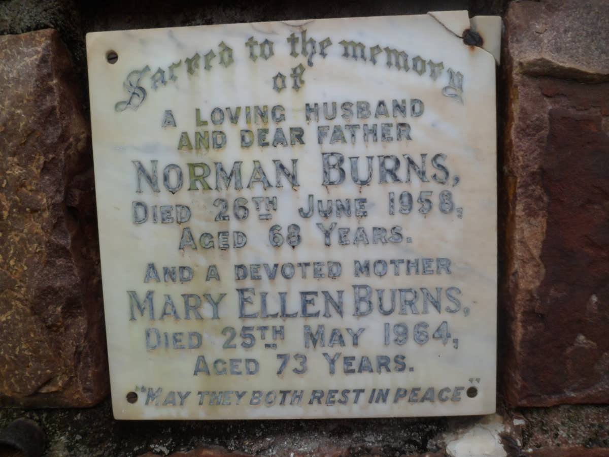 BURNS Norman -1958 &amp; Mary Ellen -1964
