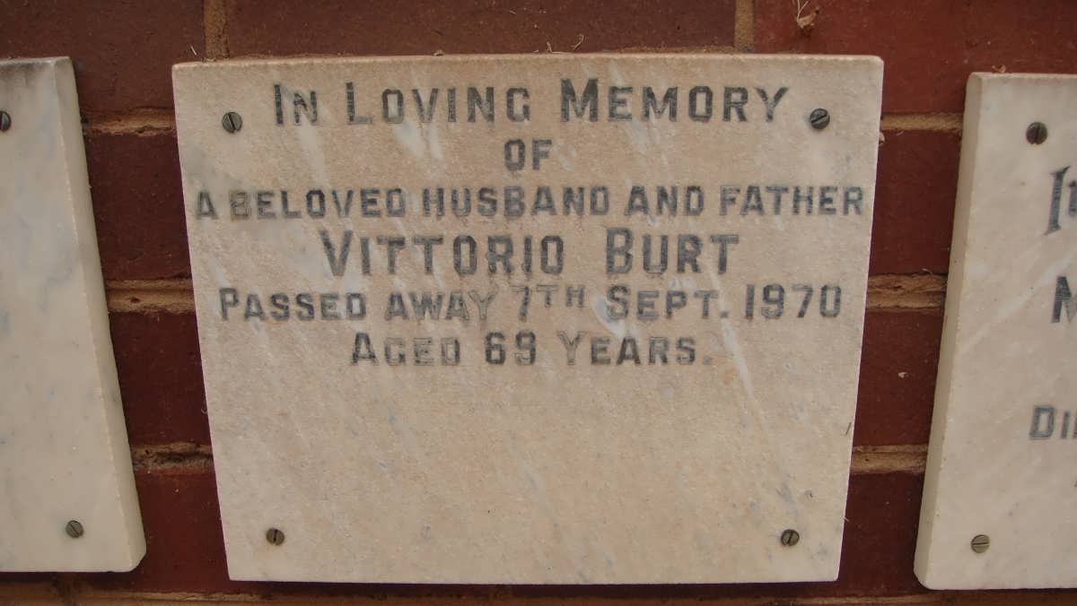 BURT Vittorio -1970