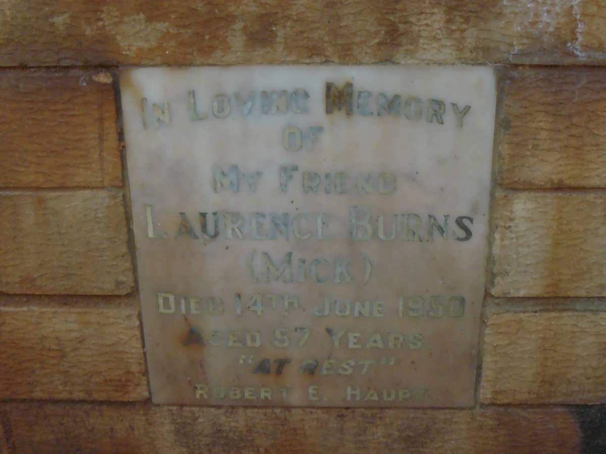BURNS Laurence -1950