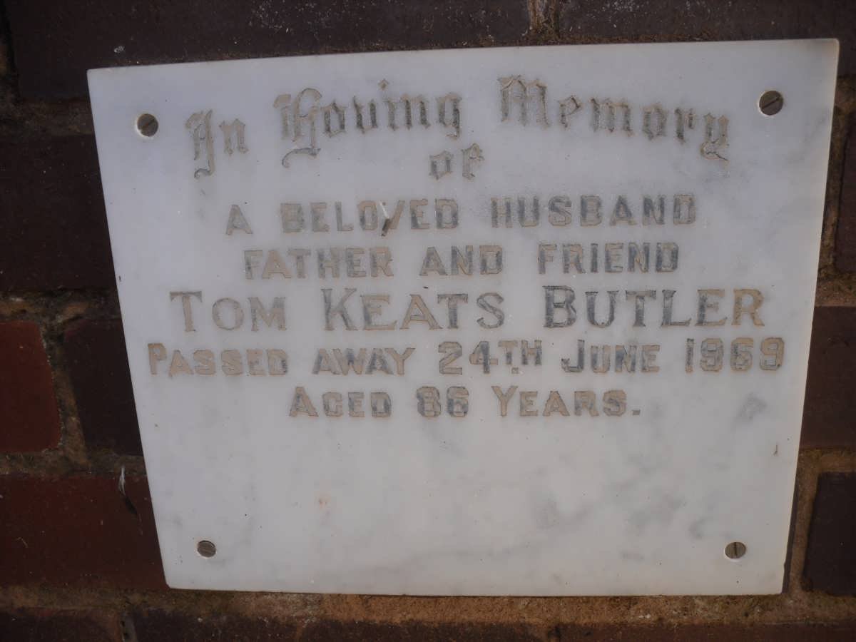 BUTLER Tom Keats -1969