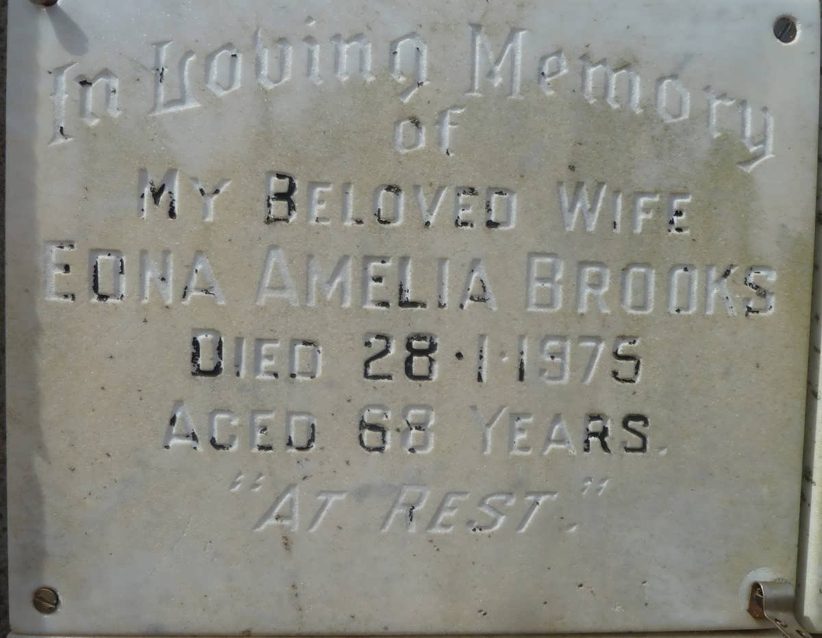 BROOKS Edna Amelia -1975
