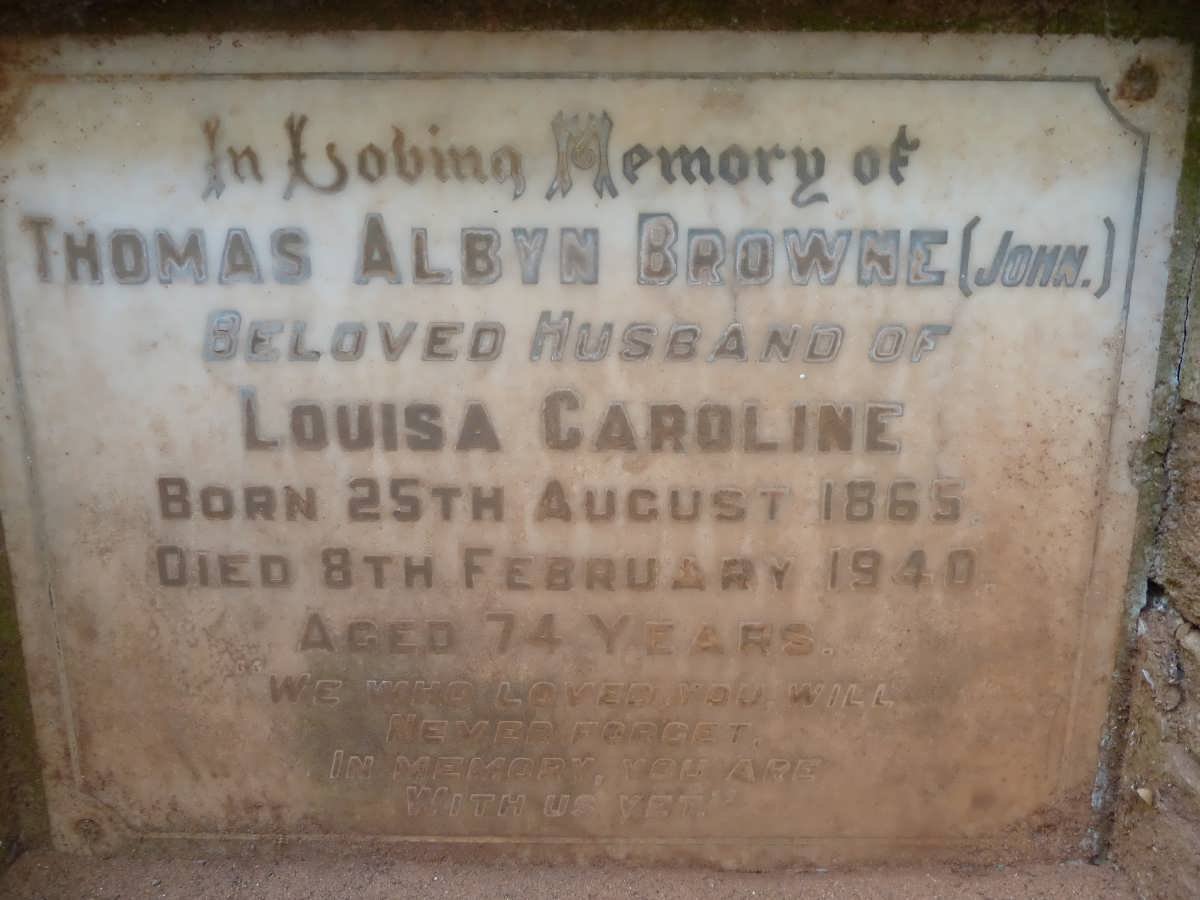 BROWNE Thomas Albyn 1865-1940