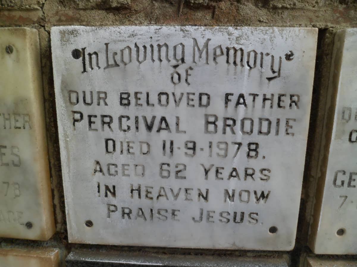 BRODIE Percival -1978