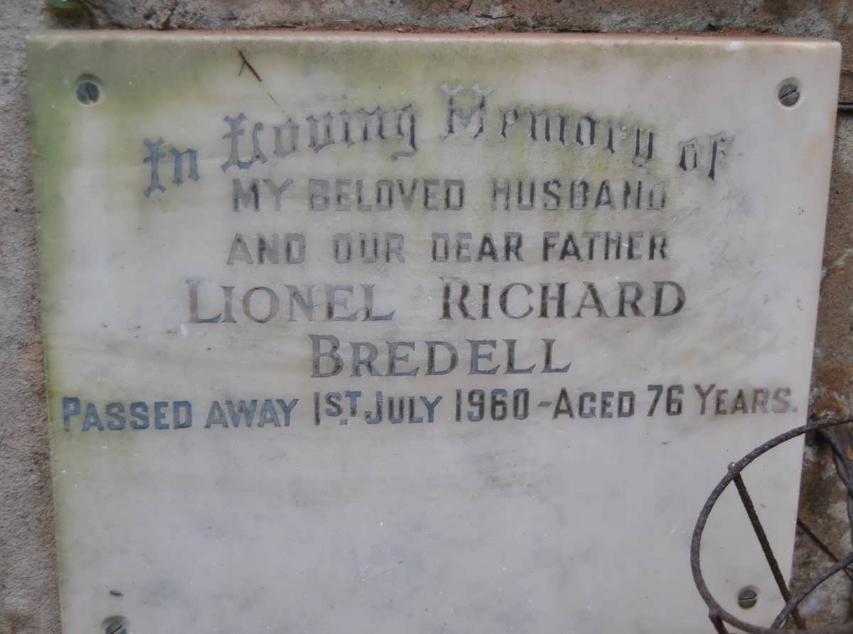 BREDELL Lionel Richard -1960