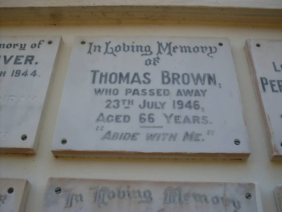 BROWN Thomas -1946