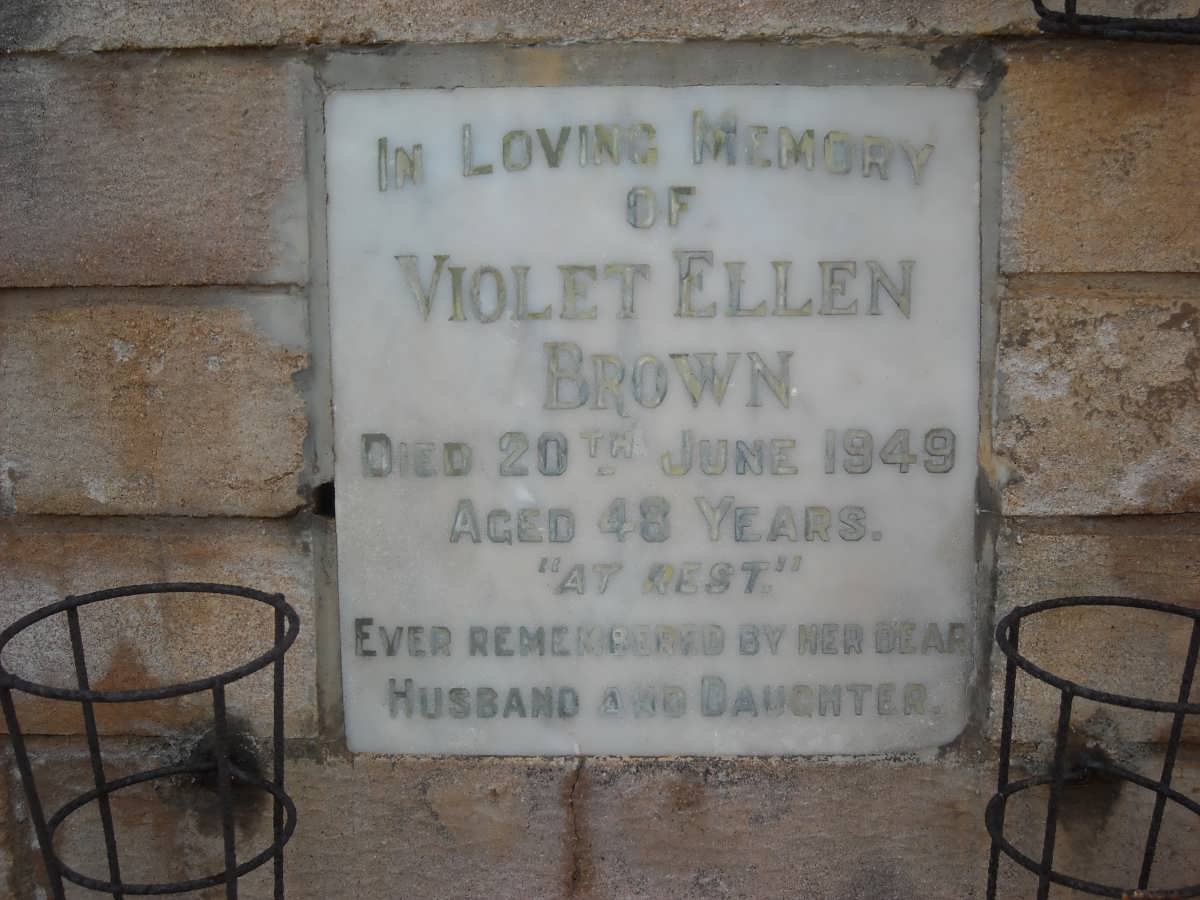 BROWN Violet Ellen -1949