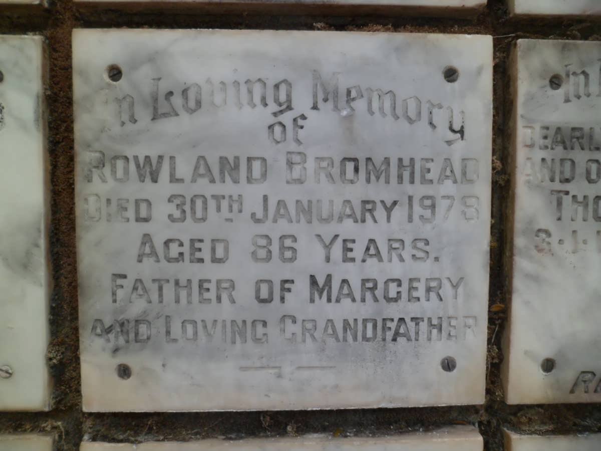 BROMHEAD Rowland -1978