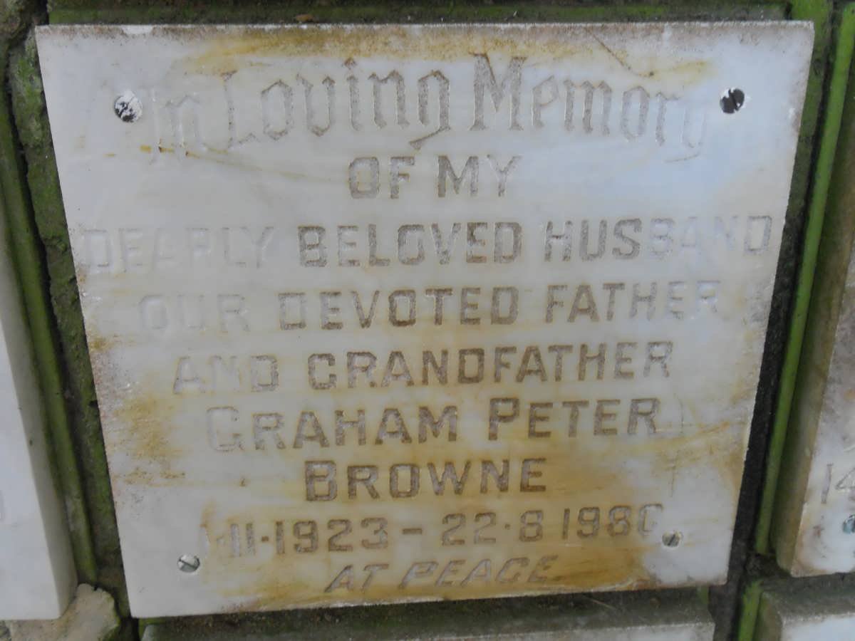 BROWNE Graham Peter 1923-1980