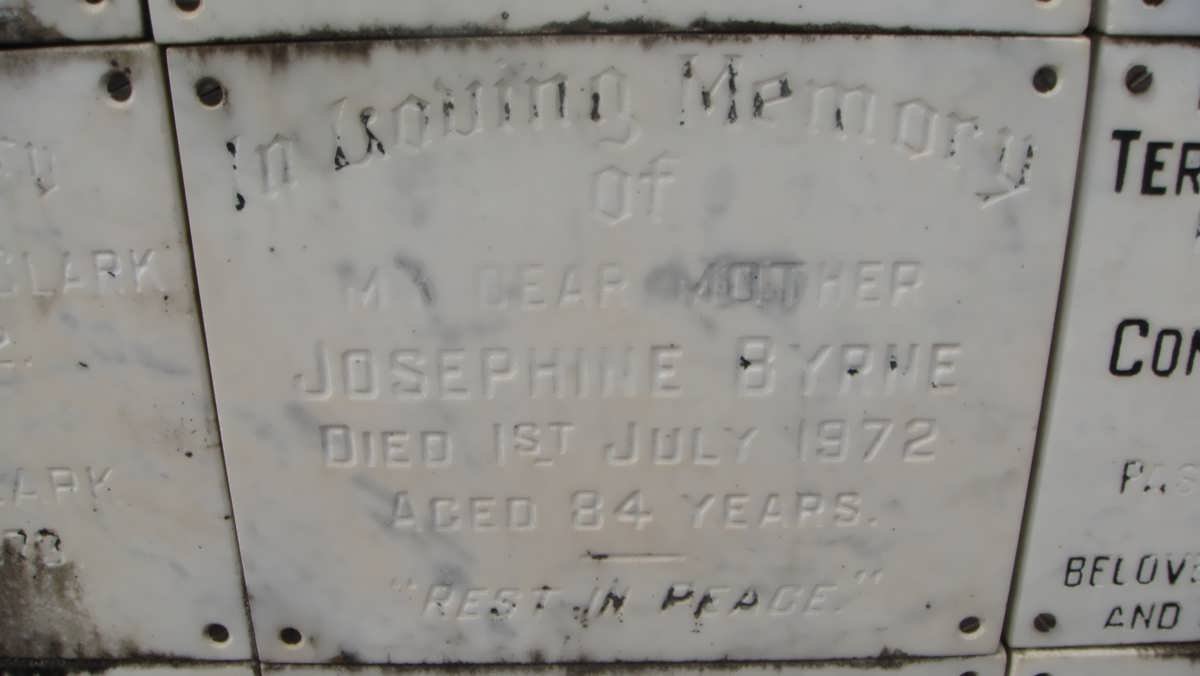 BYRNE Josephine -1972