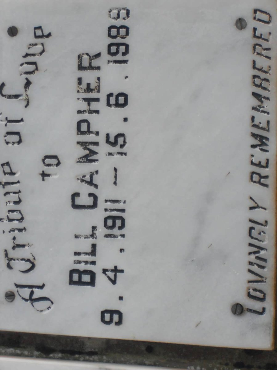CAMPHER Bill 1911-1989