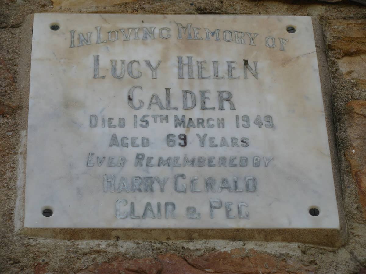 CALDER Lucy Helen -1949