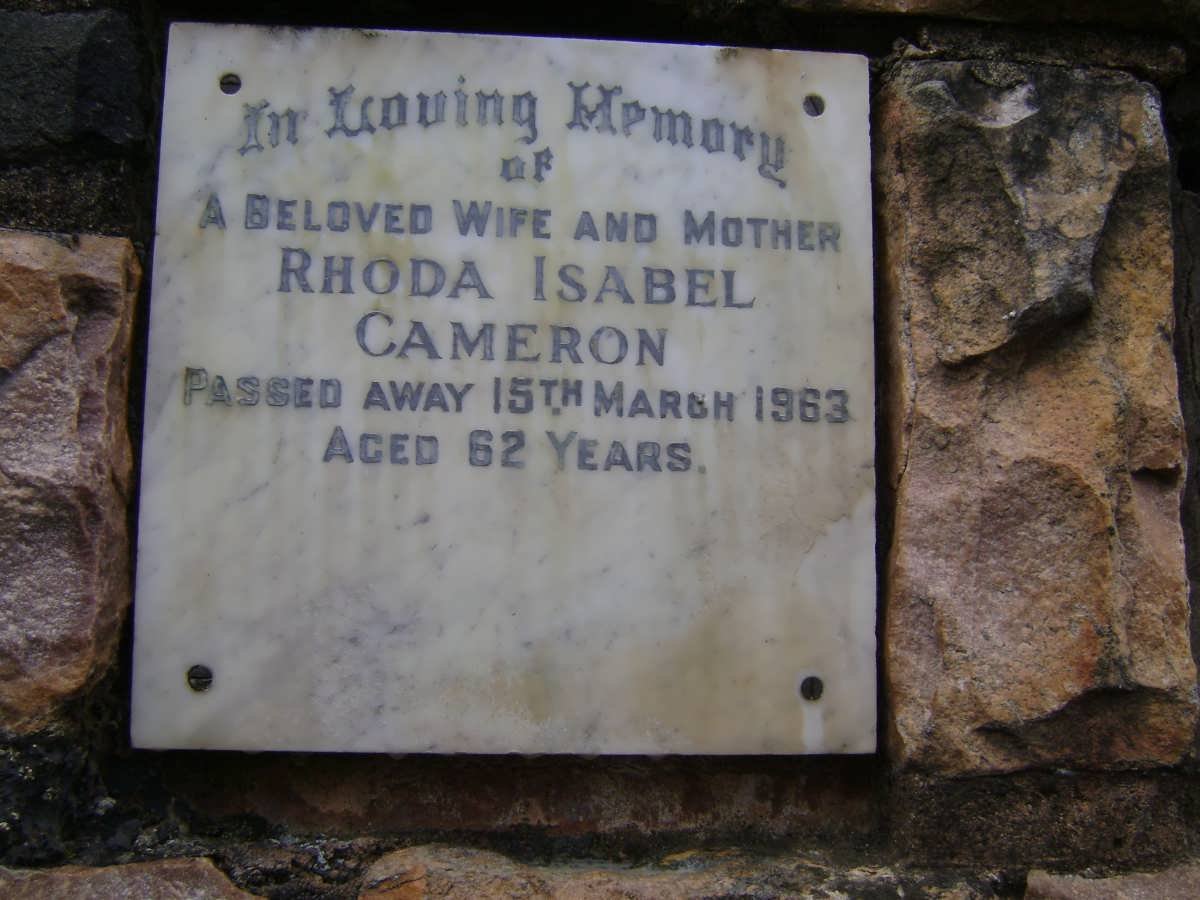 CAMERON Rhoda Isabel -1963