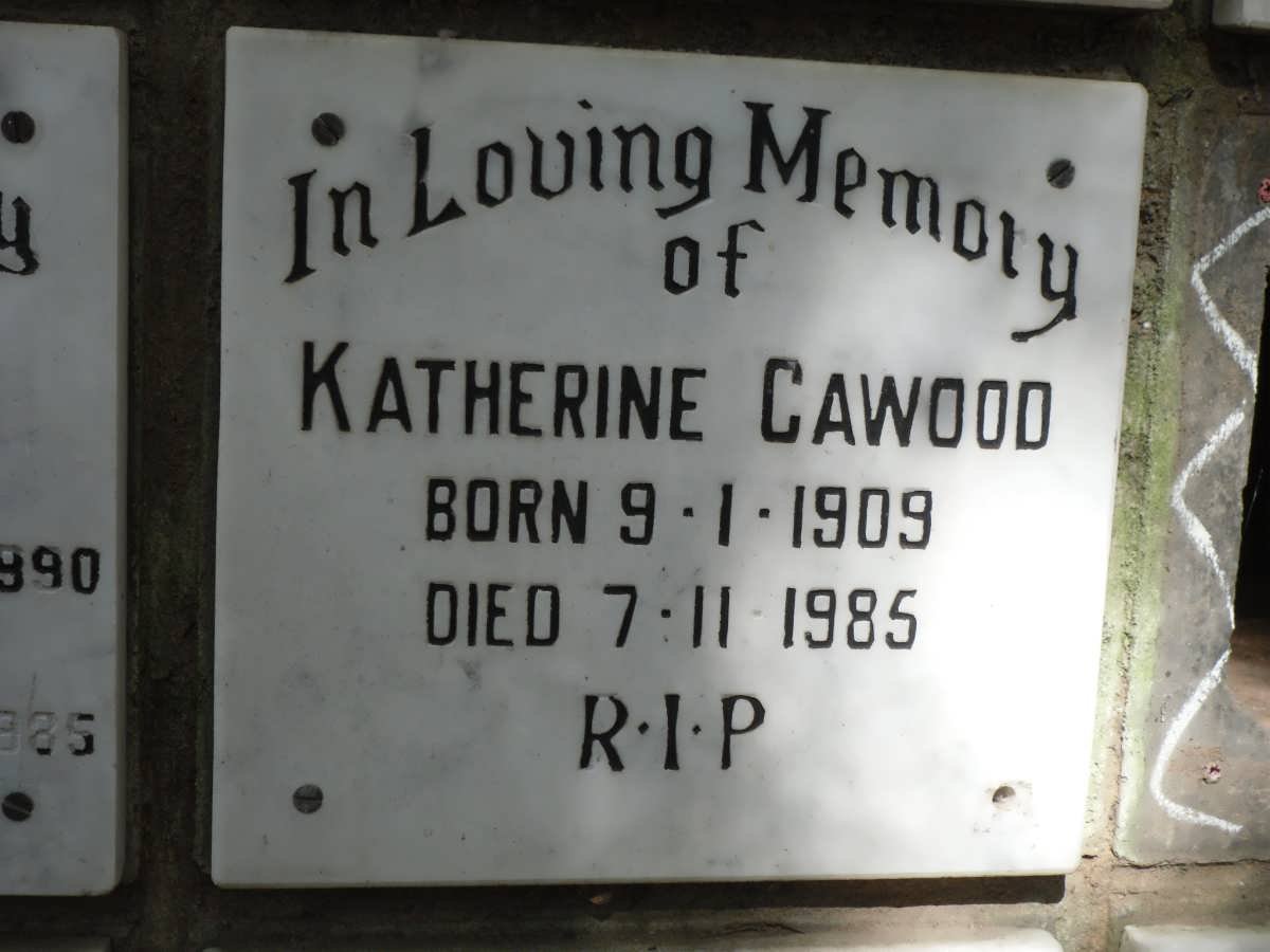 CAWOOD Katherine 1909-1985