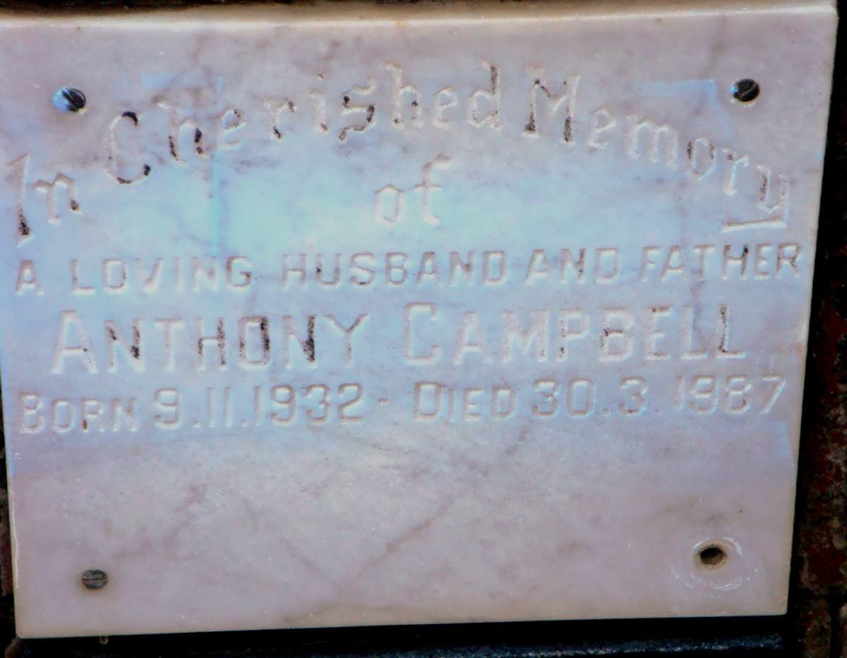CAMPBELL Anthony 1932-1987