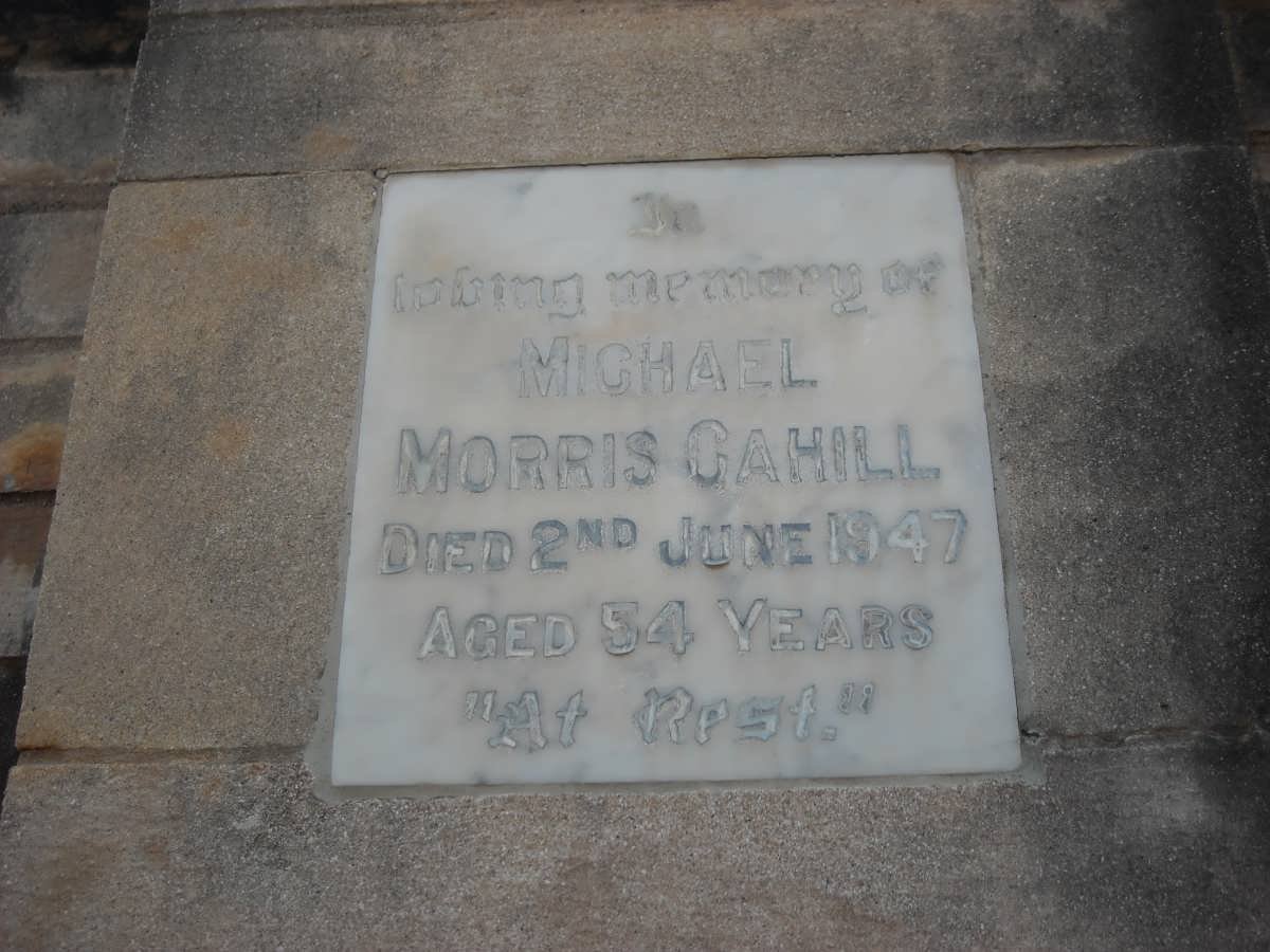CAHILL  Michael Morris -1947