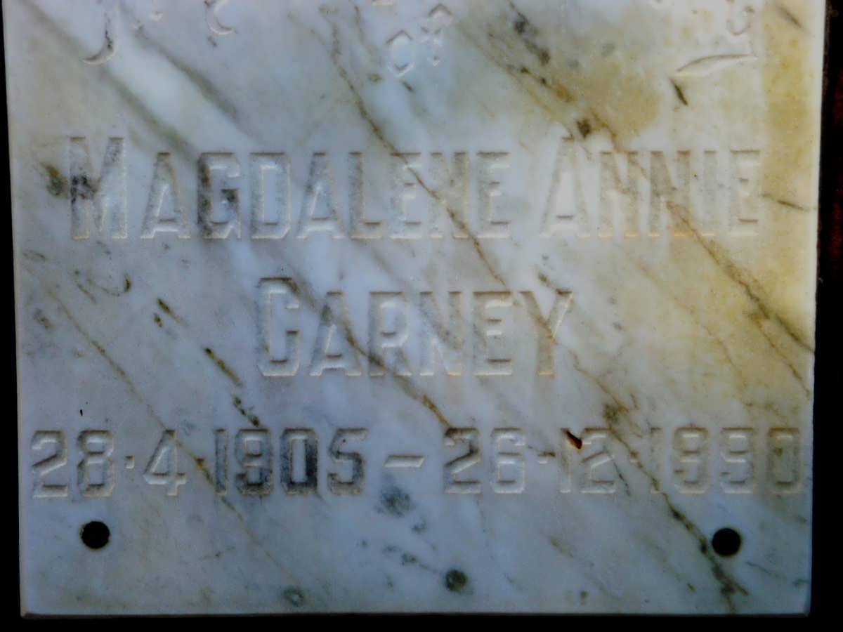 CARNEY Magdalene Annie 1905-1990