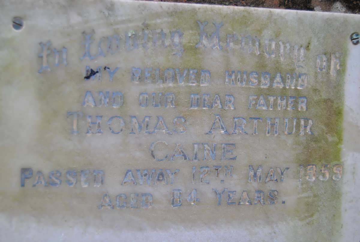 CAINE Thomas Arthur -1959