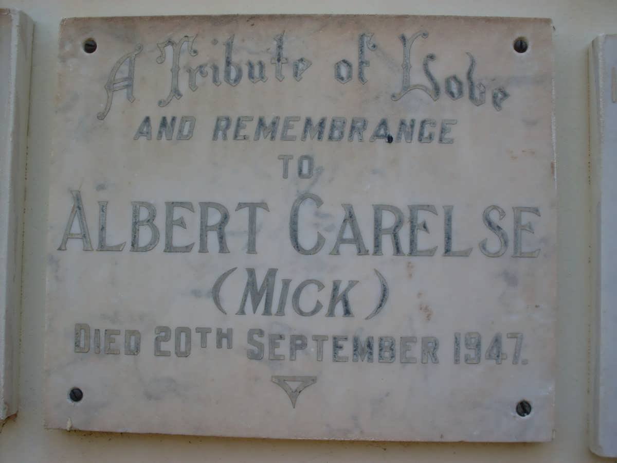 CARELSE Albert -1947